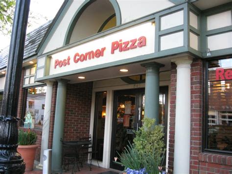 Post corner pizza - Tuesday: 11am - 10pm. Wednesday: 11am - 10pm. Thursday: 11am - 10pm. Friday: 11am - 10pm. Saturday: 11am - 10pm. Sunday: 11am - 10pm. OPENED every day of the year besides December 25th! Post Corner Pizza is Darien’s most famous pizzeria, offering dine-in, take-out, free delivery, and catering! Also serving New Canaan, Stamford, and Norwalk. 